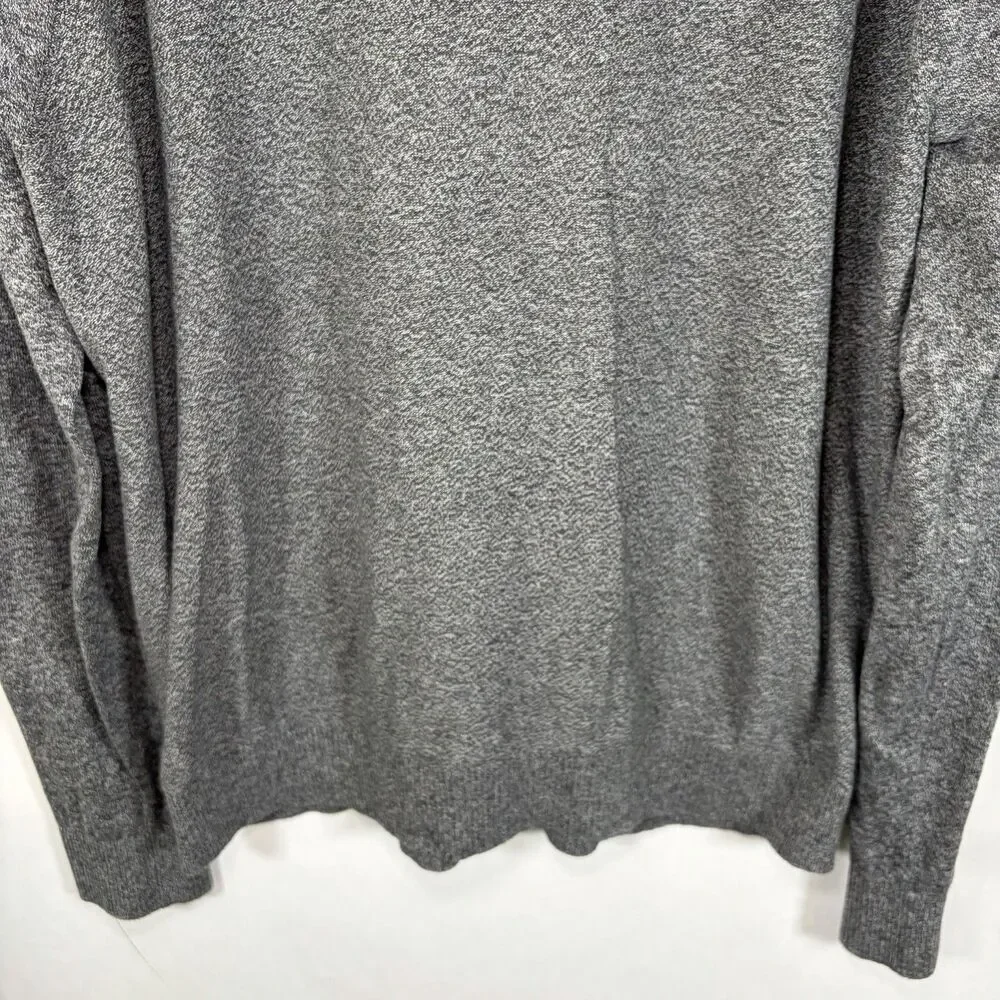 Banana Republic Organic Cotton Crewneck Sweater Mens Size XL Gray Pullover